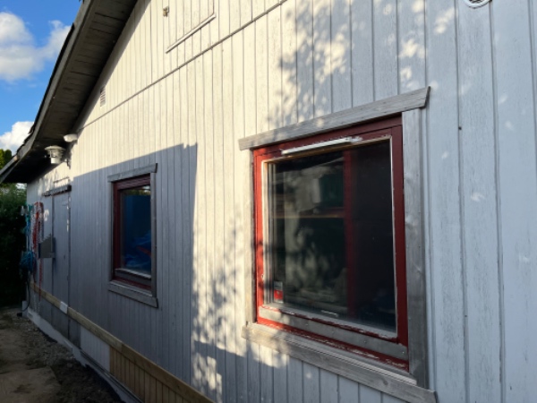 Udskiftning af vinduer i kolonihavehus