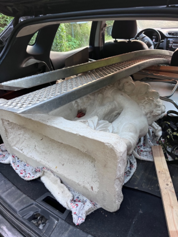 228 kg ud af baggagerum