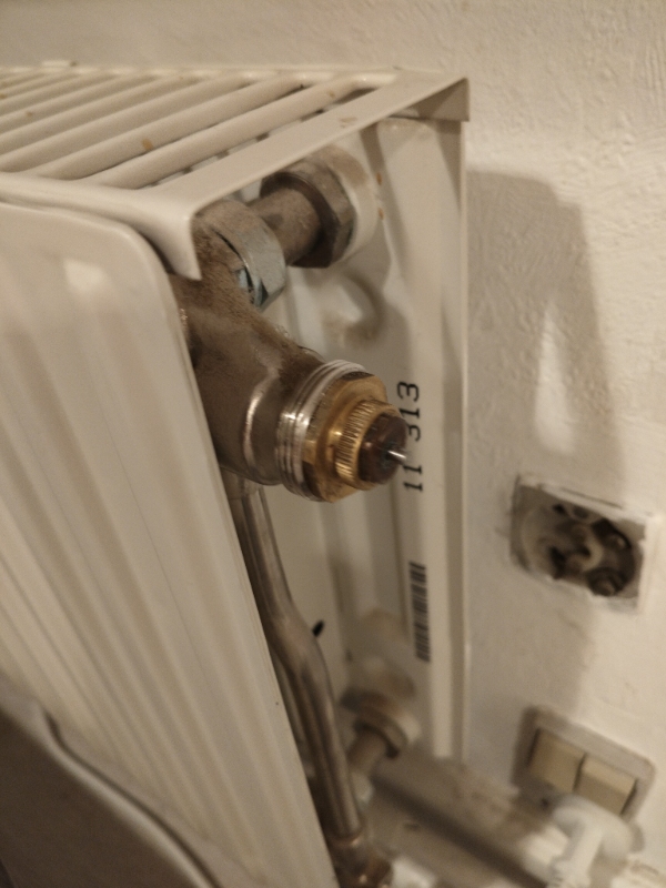 Radiotor kan ikke slukkes/skrues ned