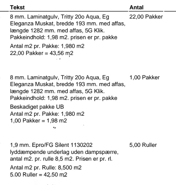 Bæring af klikgulv til 4. etage