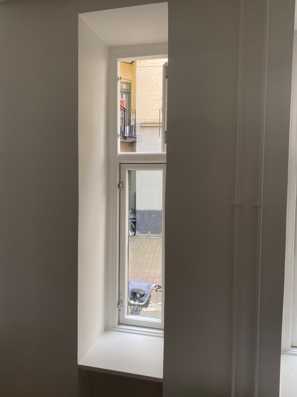 Montering af 3 rullegardiner