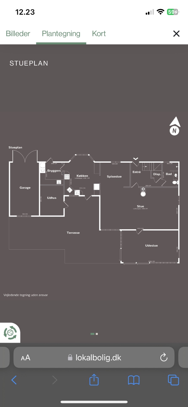 Malet 2x hvid på 135 kvm hus indenfor inkl. 3 vægge af en farve