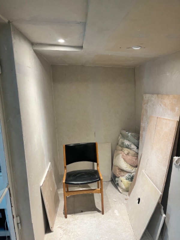 Opsætning af glasfilt og male