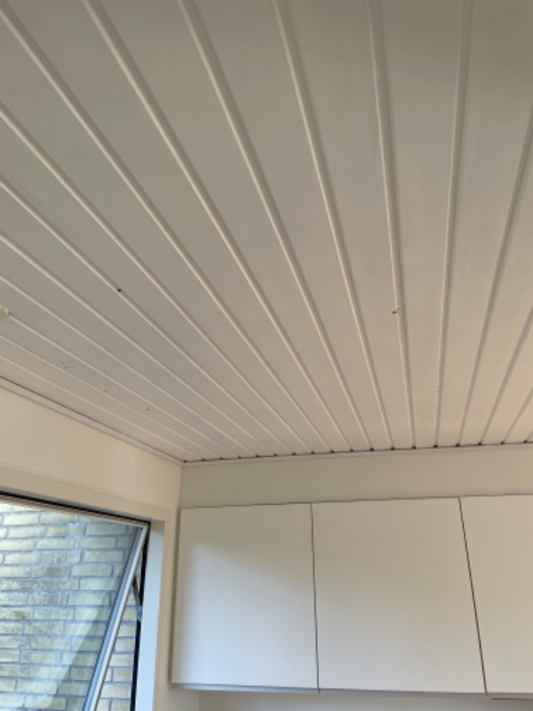 Opsætning af listeloft (træloft)