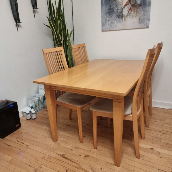 Renovering af spisebord