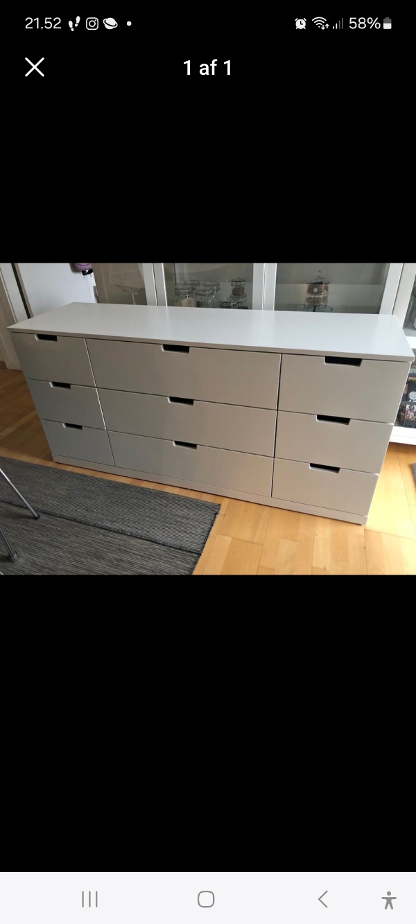 Afhentning af kommode