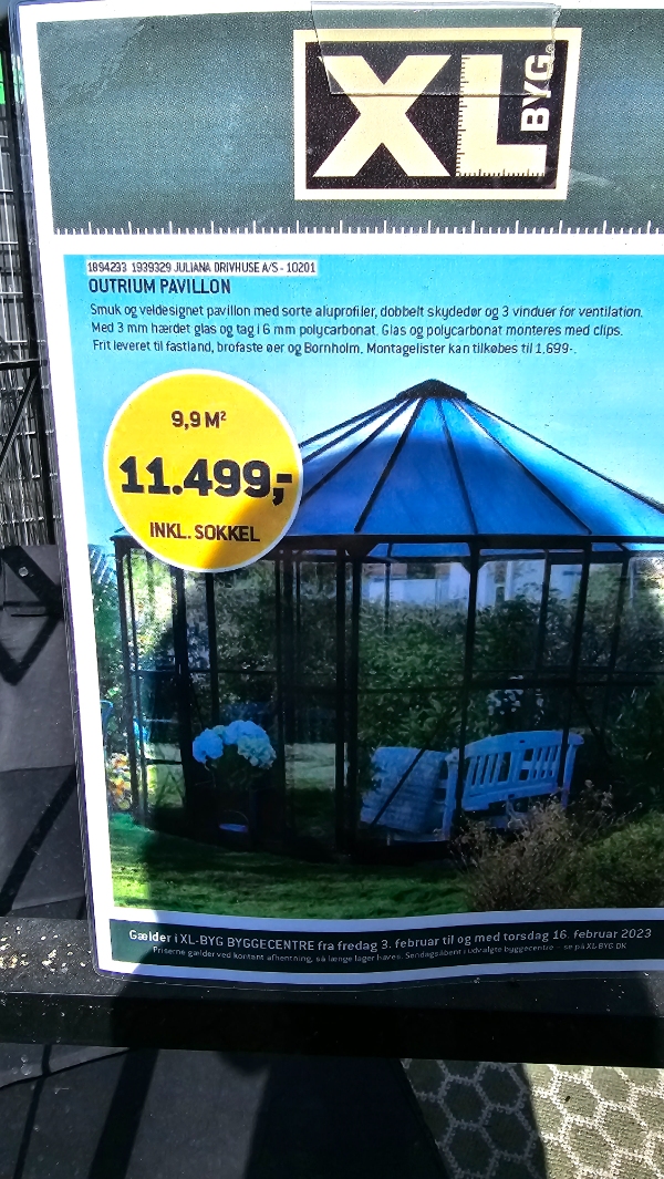 Opsætning af 6 kantet drivhus