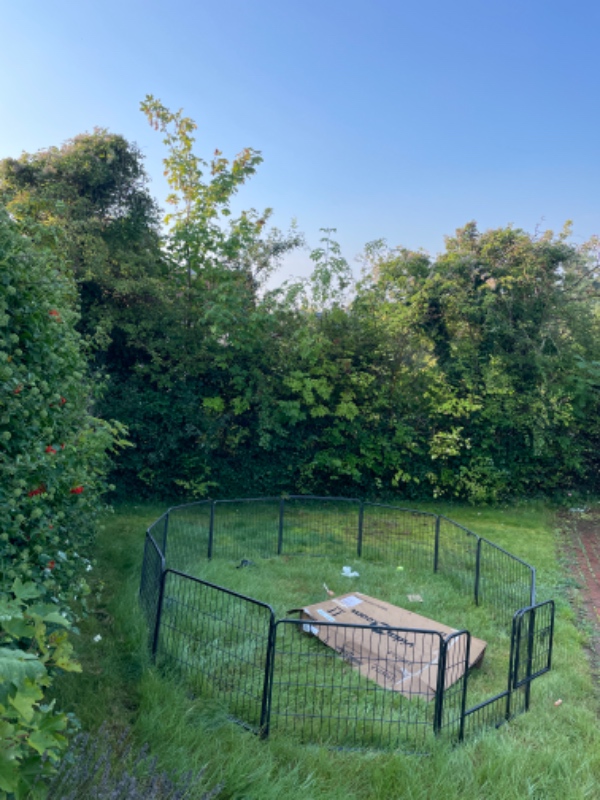 Klip af mindre træer og hæk, grov lugning af bede