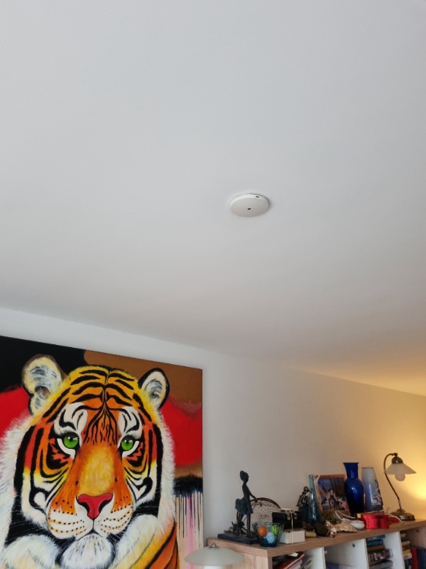 Nedtagning af lampe i køkken og lampestang i badeværelse på Holmegaardsvej 90b 4684 og opsætning af begge på Hvedevænget 13d 4700.