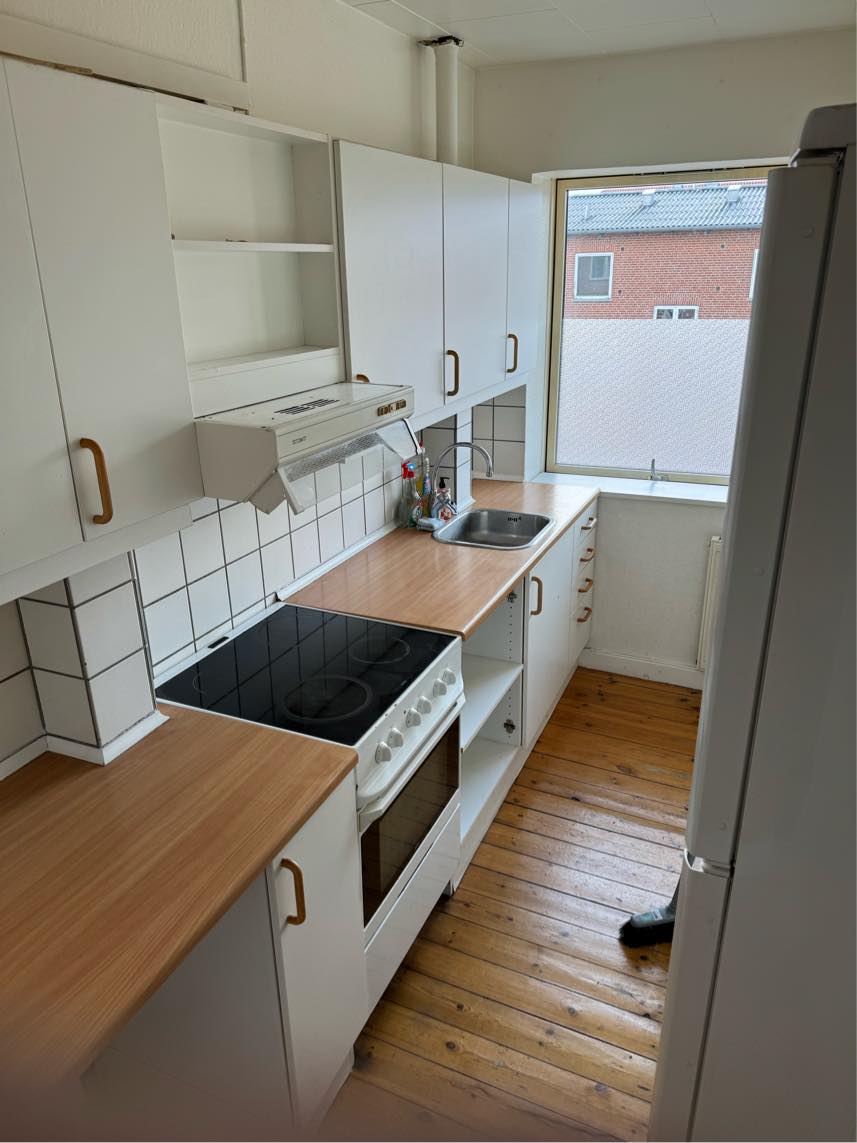 Montering af laminatgulv på 57 qvadrat meter