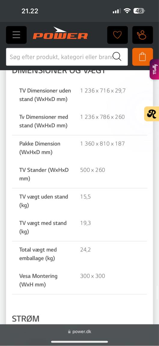 Hæng TV op med beslag