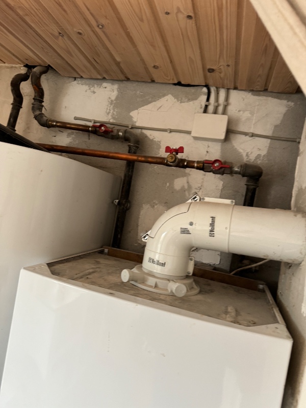 Montering af brugt gasfyr