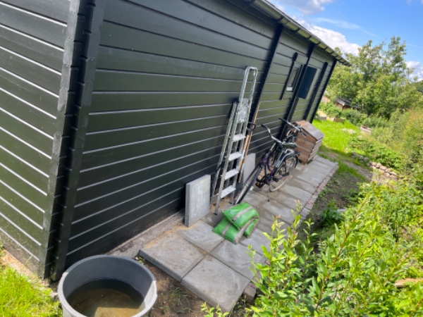 Klargøring til udendørs bruser