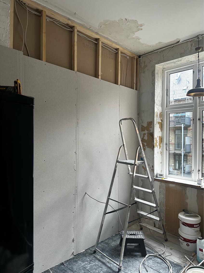 Montering af stikkontakter og eltavle