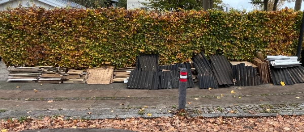 afhente storskrald og aflevere på genbrugsstation