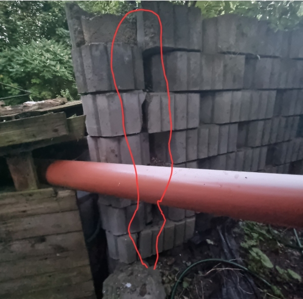 Reparation af revne i havemur