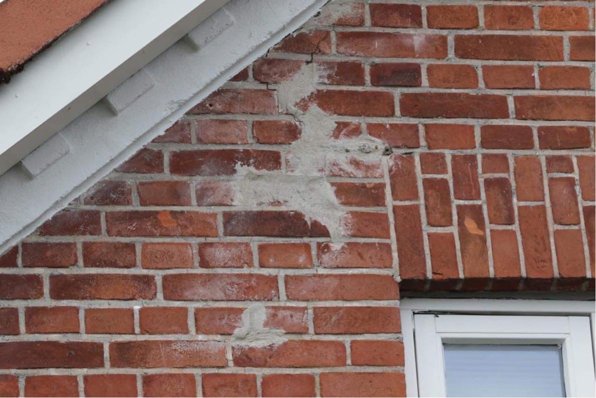 Rep. af gavl(spidsen) 3-4 m2