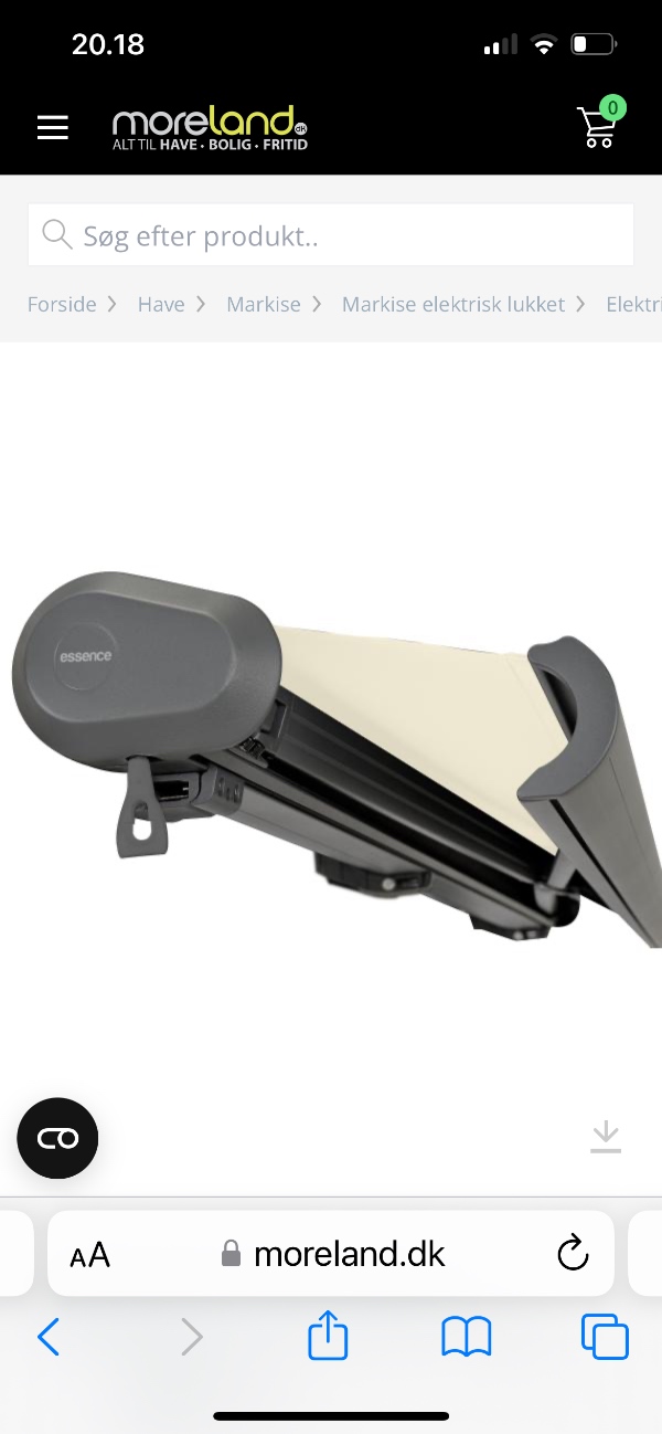 Montering af markiser og sensor