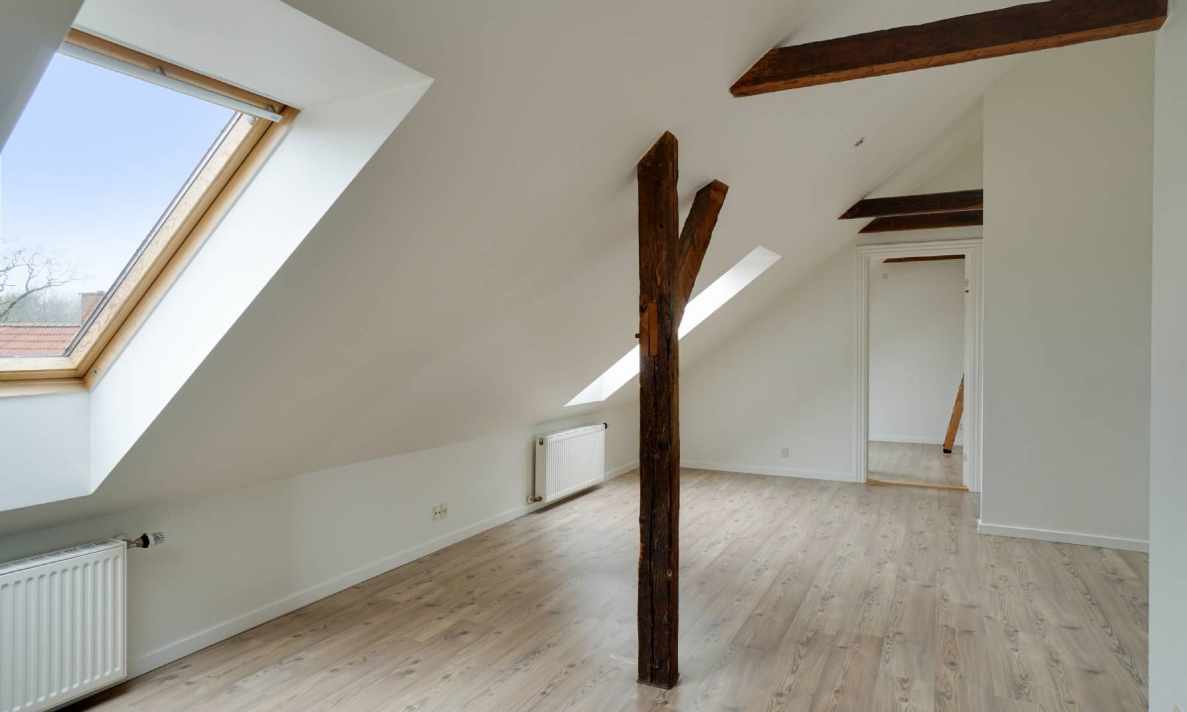 Maling af taglejlighed