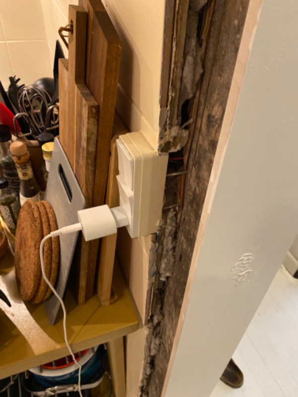 Forskellige el opgaver i igangværende renovering af lejlighed