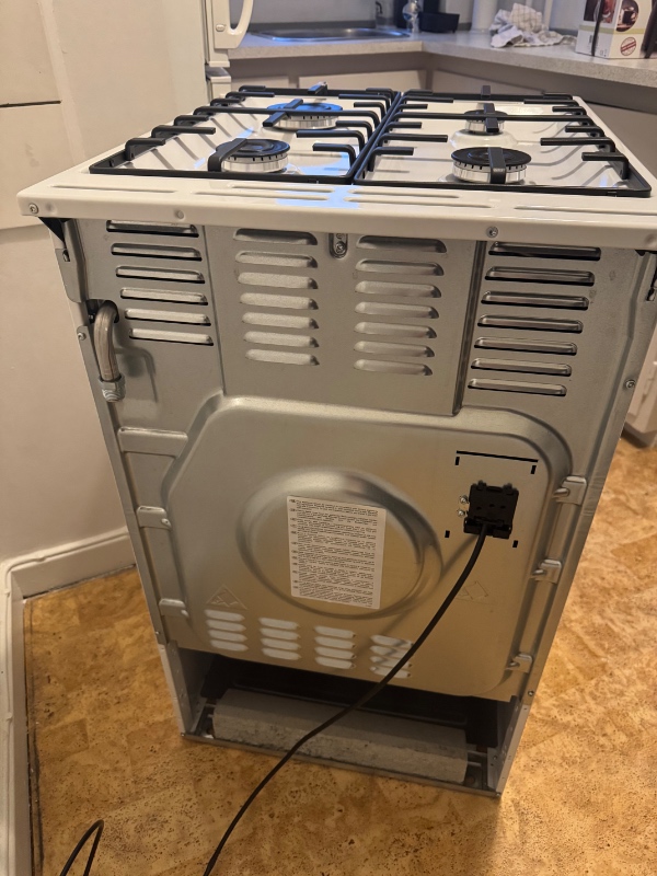 Montering af gaskomfur