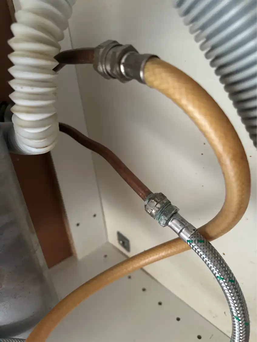 VVS arbejde, lavt vandtryk