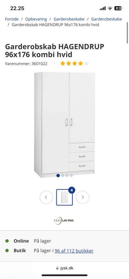 Hjælp til at samle mine nye Hagendrup skabe fra Jysk :-)