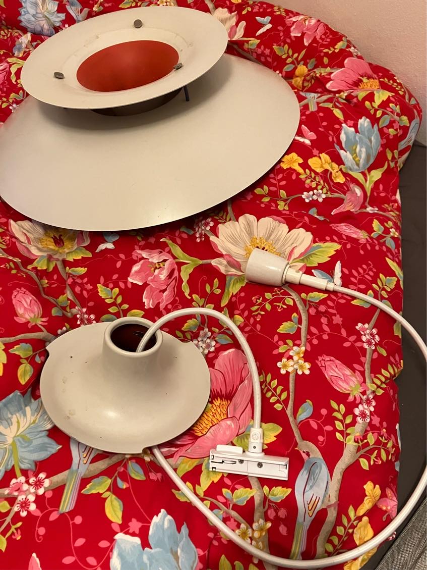 Ny ledning i og ophæng af pH lampe