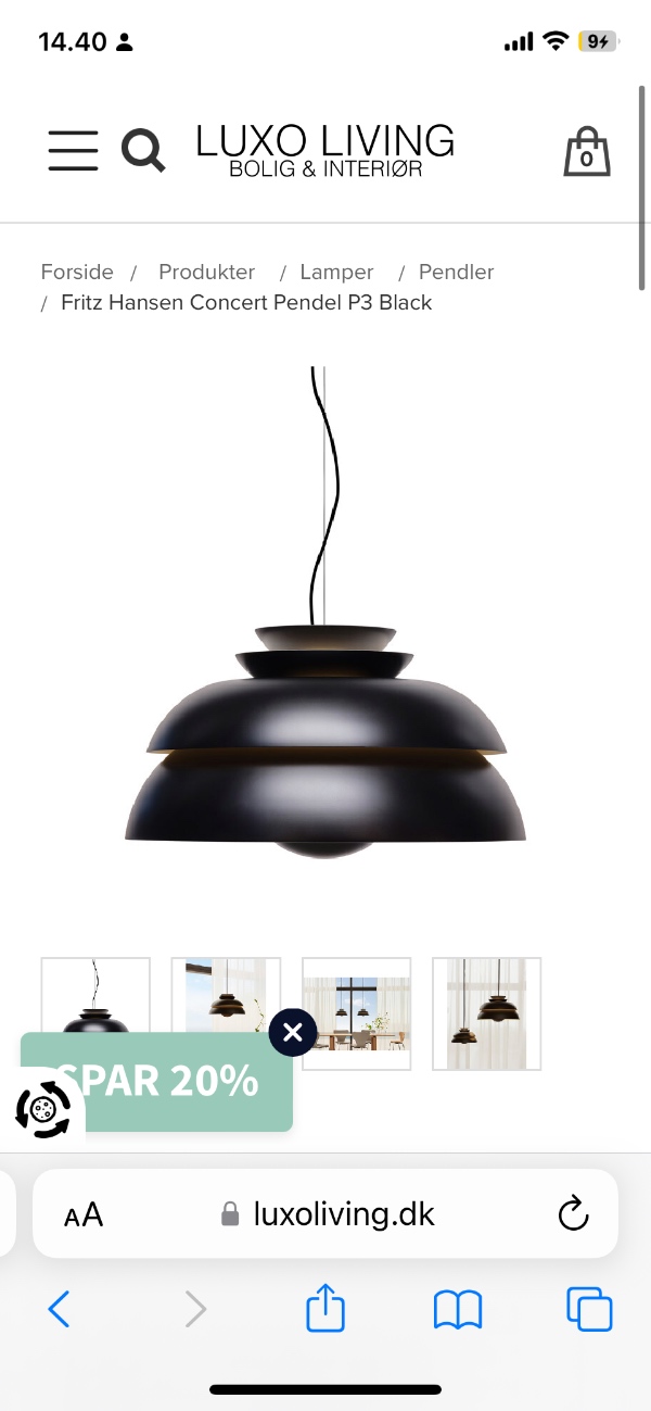 Opsætning af lamper