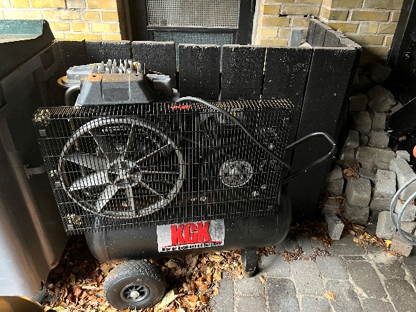 Fjernet tungt affald