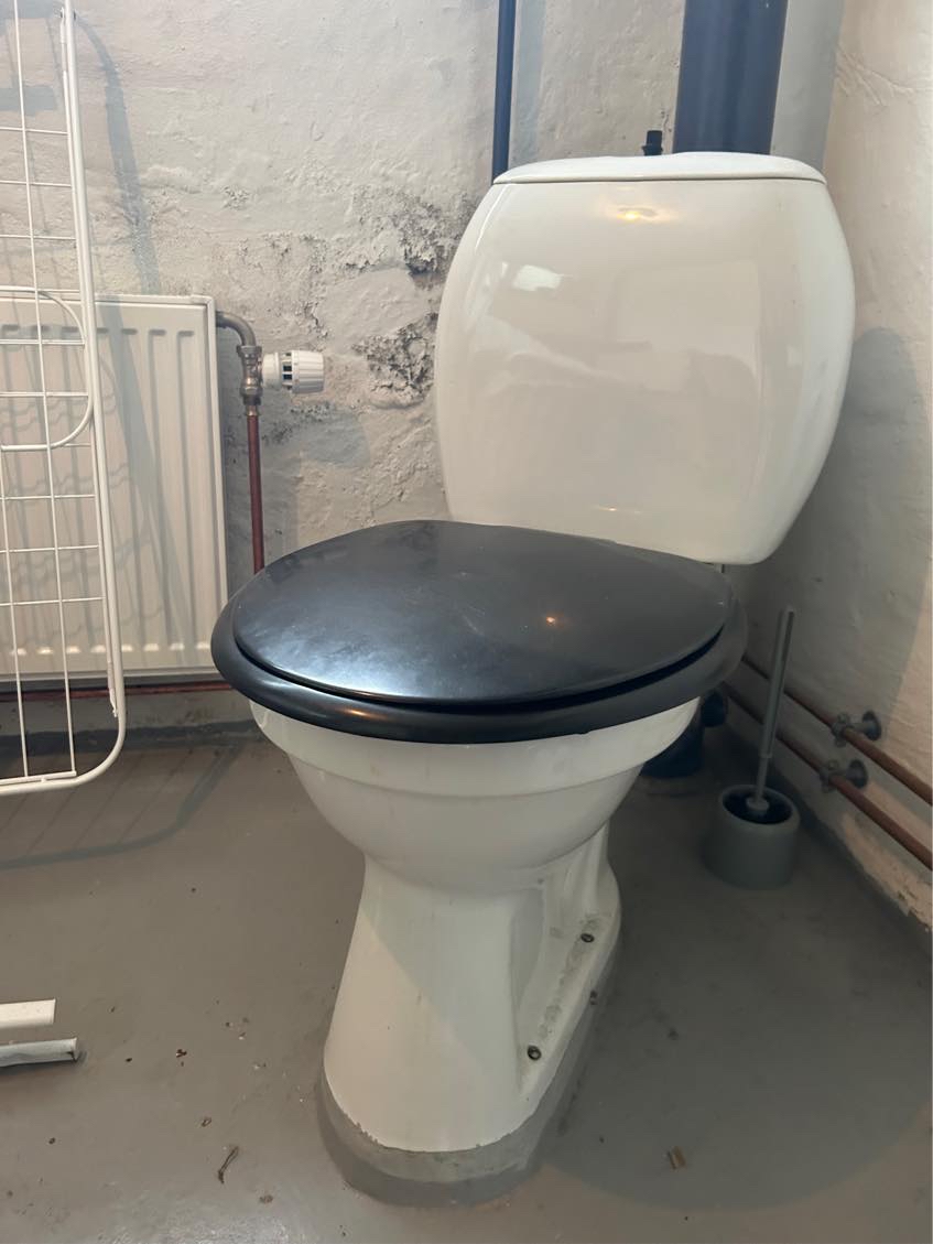 Nyt toilet og bortskaffelse af toilet