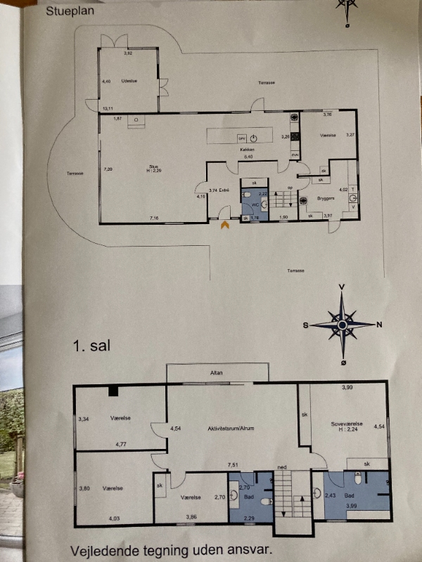 Male hus indvendigt imellem den 24-27 september før indflytning