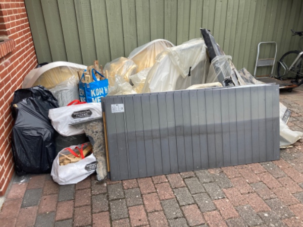 Kørsel til genbrugsstation af demonteret SPA