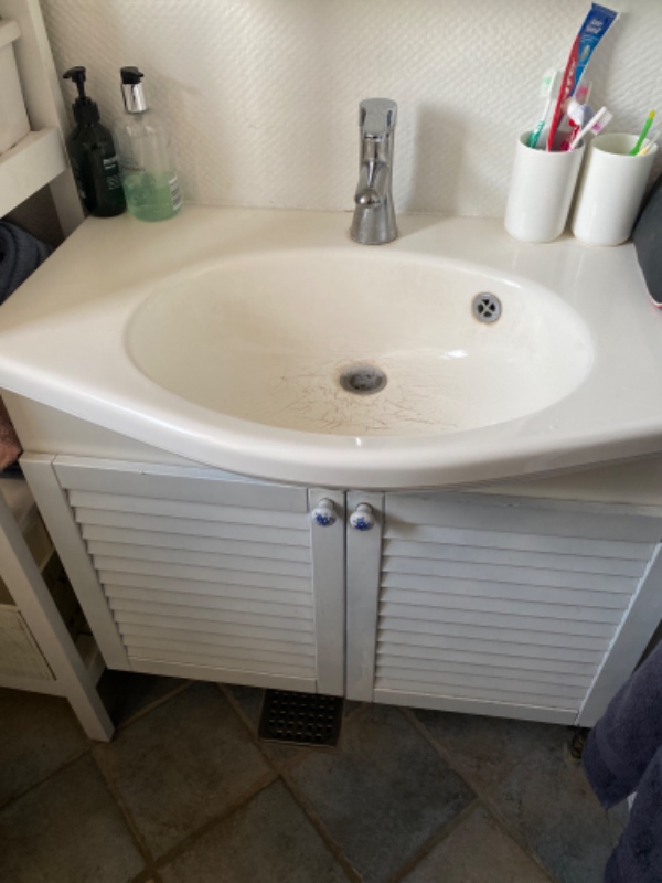 Montering af håndvask