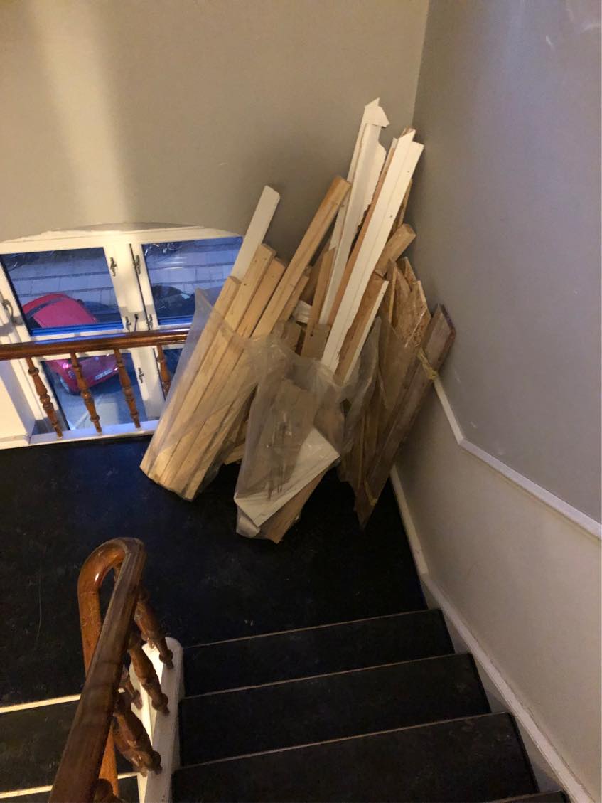 Hjælp til bortførsel af byggeaffald