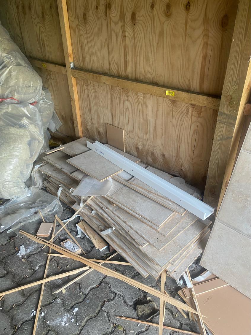 Bortskaffelse af byggematerialer