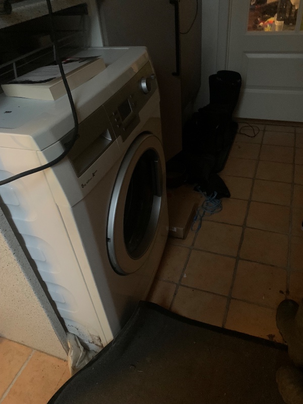 Montering af ny vaskemaskine