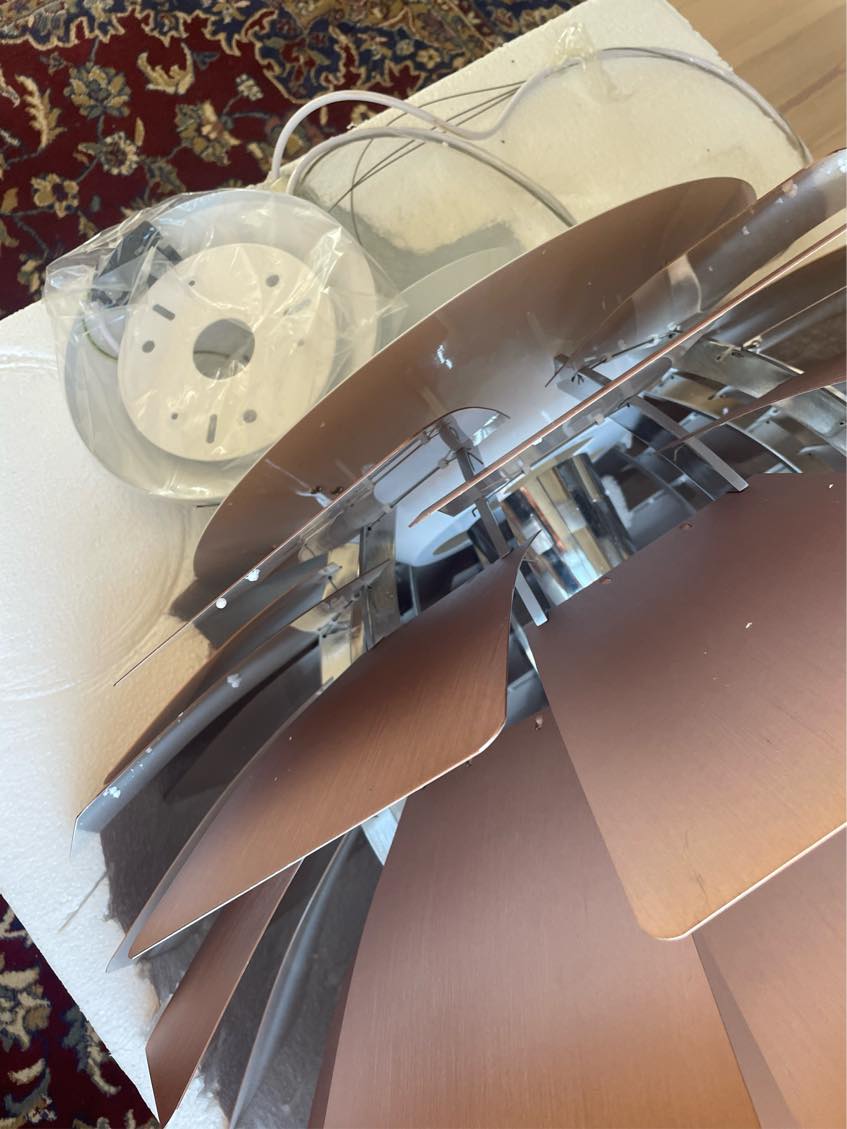 Ophængning af lampe