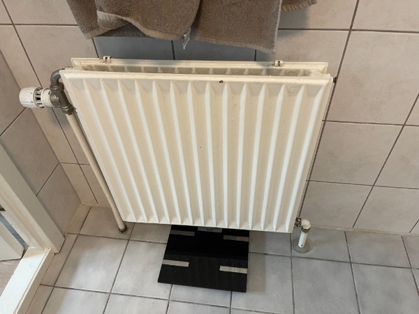 Skift af radiator 60x60 cm
