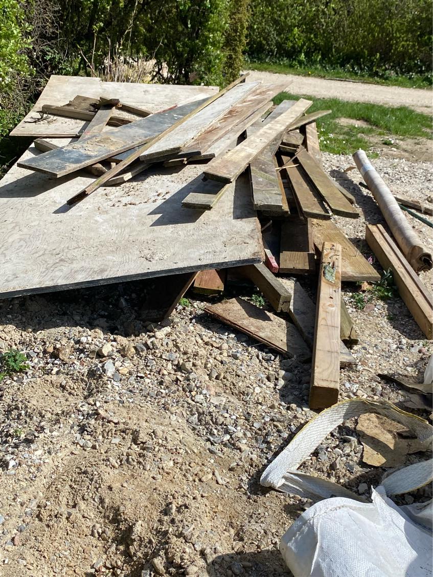 Affald på genbrugspladsen