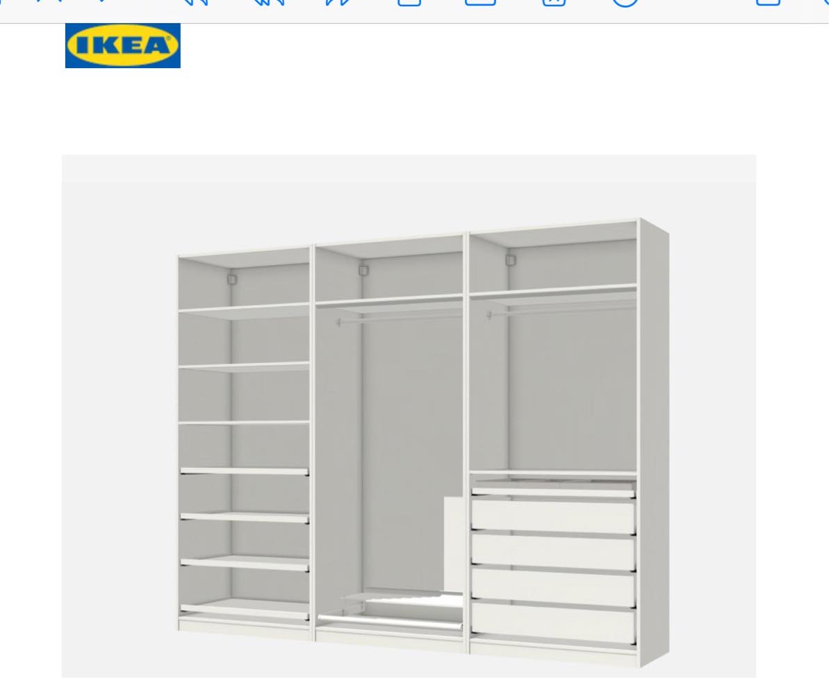 Afhentning og opsætning af IKEA Pax skab