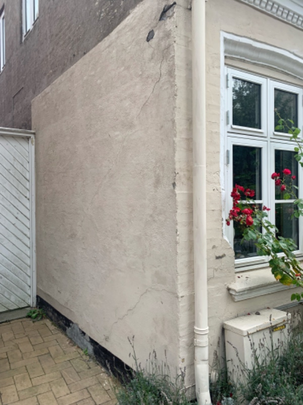 Reparation af ydermur