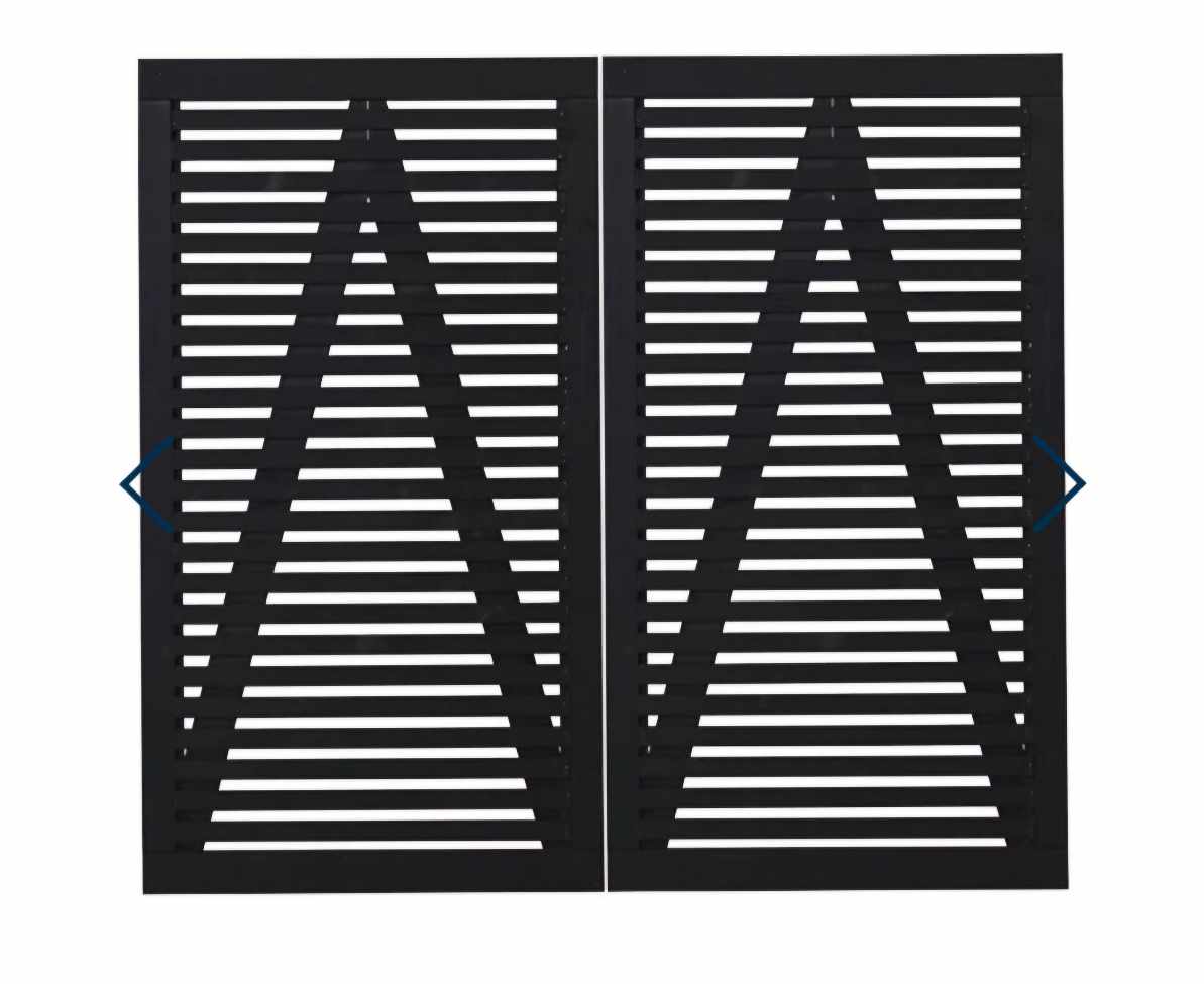 Opsætning af 2 havelåger