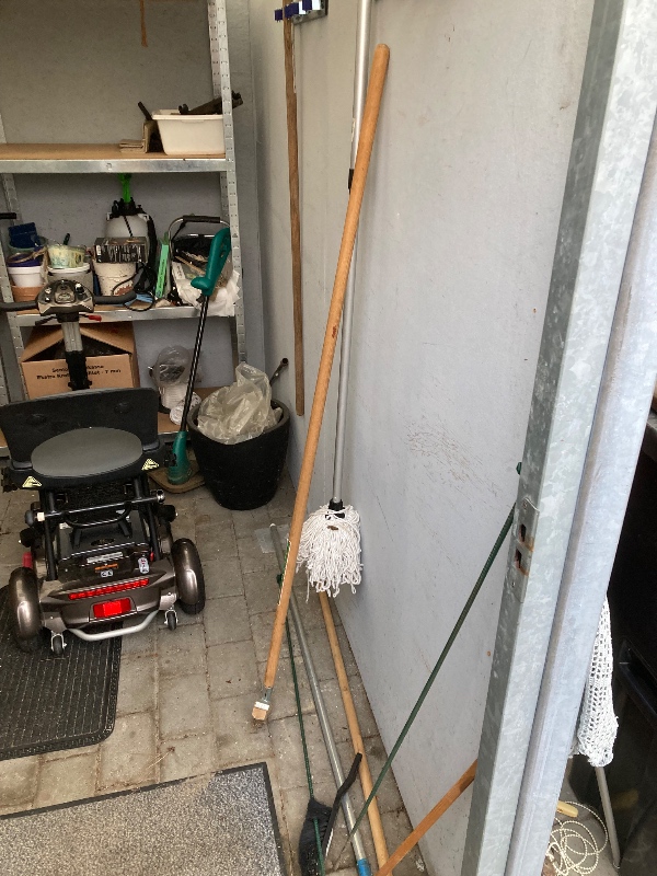 Tømning af redsskabskur