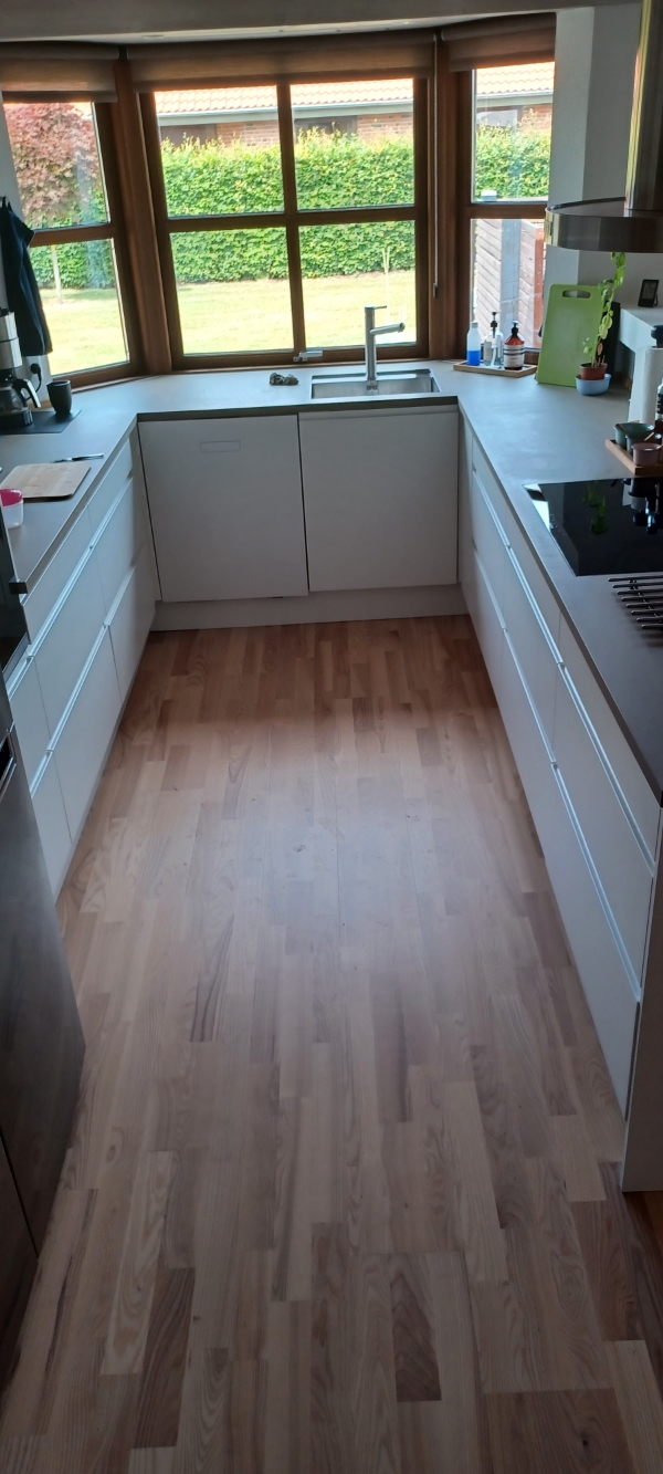 Udskiftning af køkkenbordplade