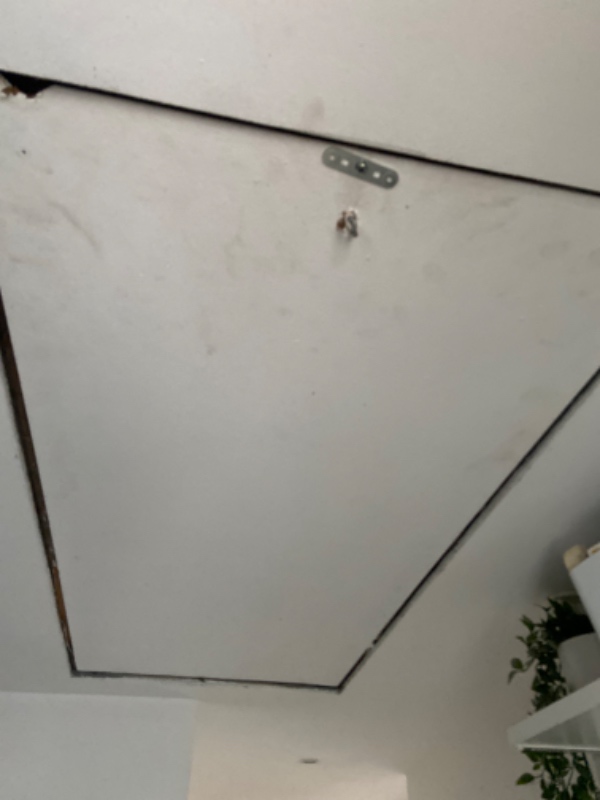 Opsætning af 3 delt loftstige/trappe