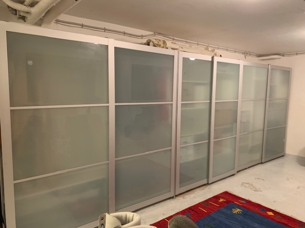 skille og samle ikea pax skydedørsskabe