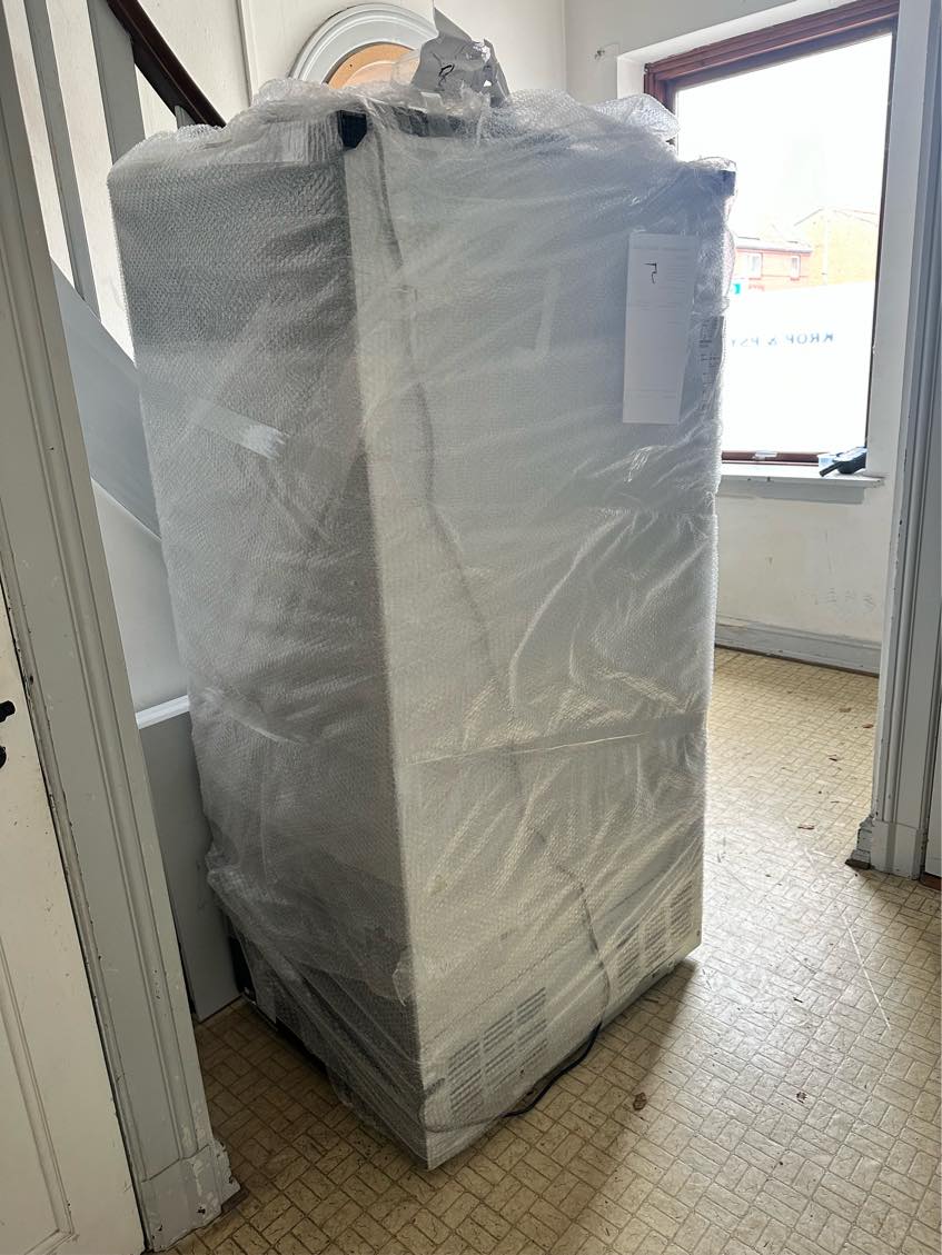 op bæring af køleskab