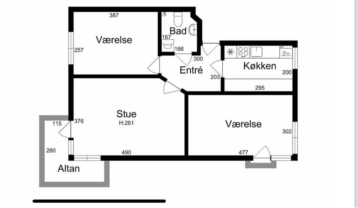 Slibe og lakere gulv i 1 rum
