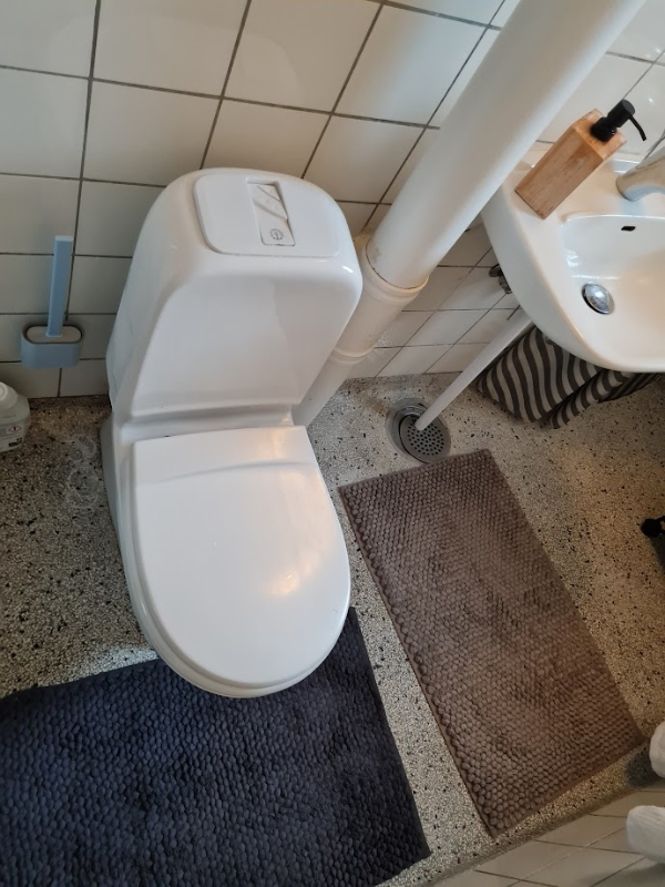montering af toilet
